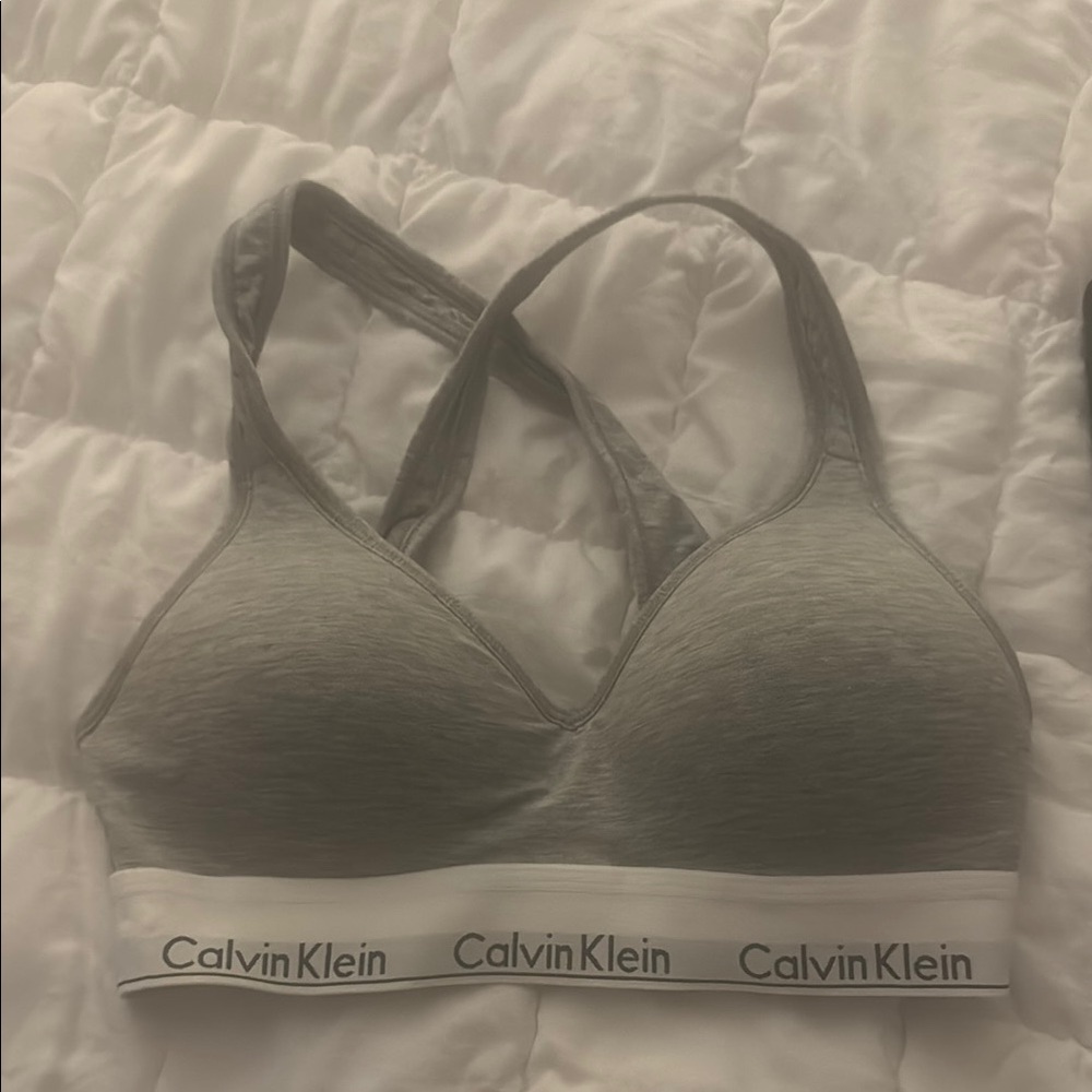 Calvin Klein Gray Women's Bralette